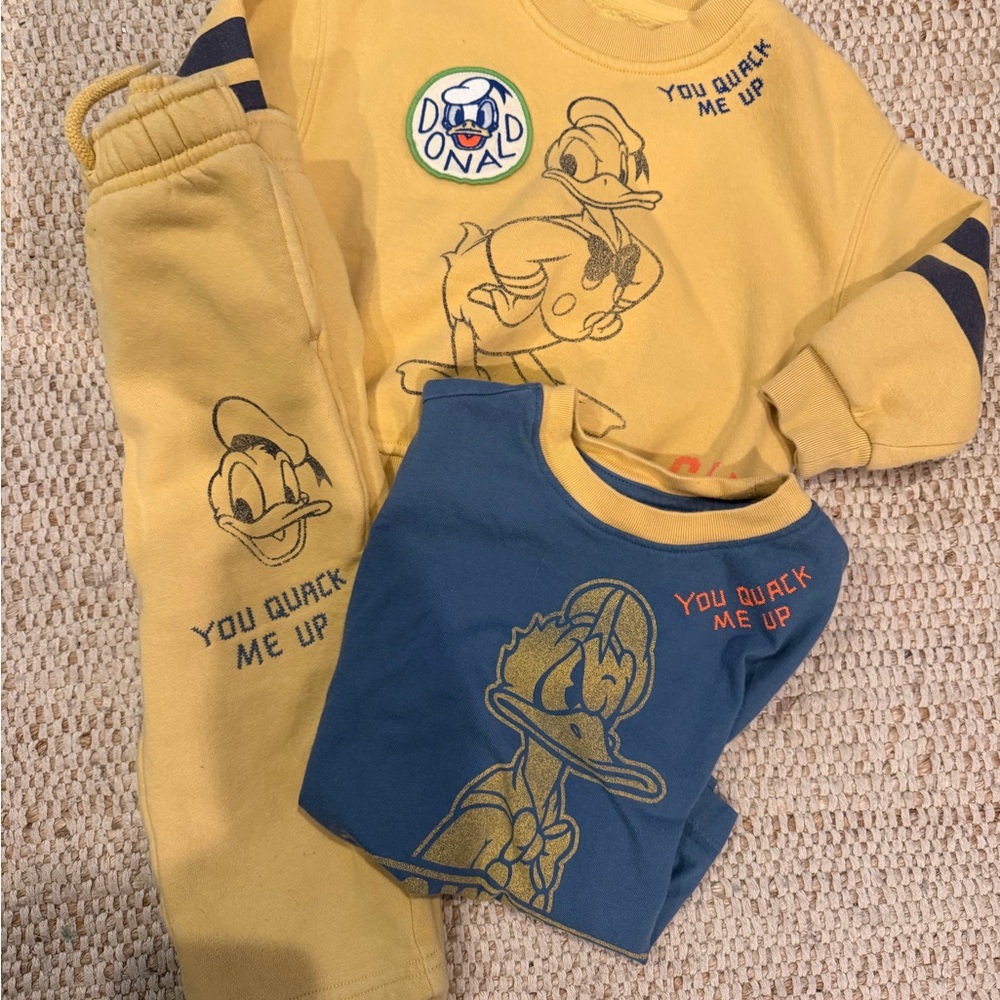 GAP Baby Disney Yellow Fleece Sweatshirt